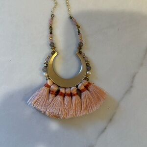 Tassel & Bead long necklace